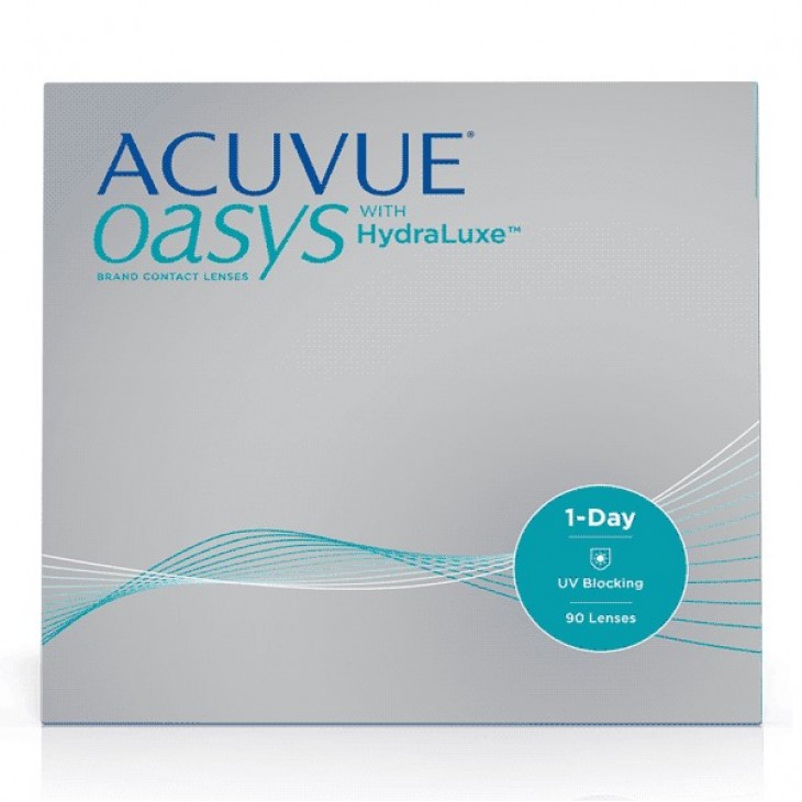 Acuvue OASYS HydraLuxe 1 Day 隱形眼鏡 (90片裝)